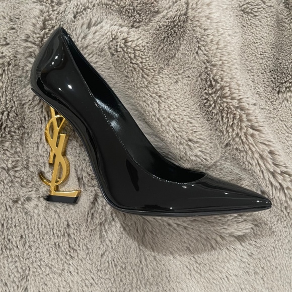 Authentic Saint Laurent 110mm Opyum Patent YSL-Heel Pumps - Picture 2 of 13